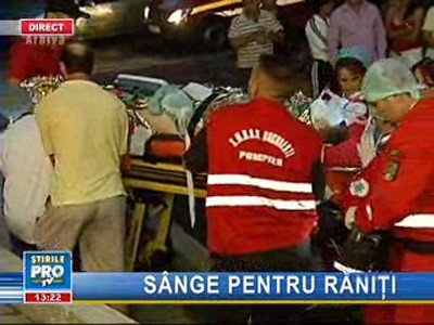 S-au donat 100 de litri de sânge pentru victimele de la Gheorghieni