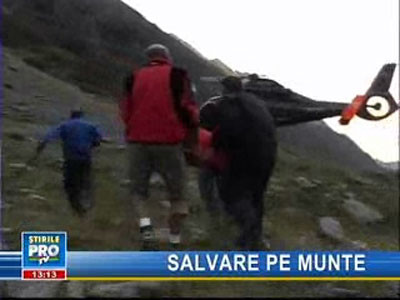 Operaţiune dificilă de salvare în Masivul Făgăraş!
