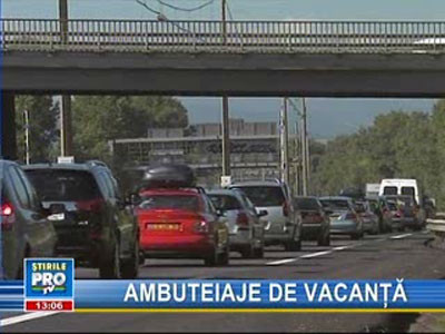 Perioada de vacanţe provoacă ambuteiaje record în Europa Occidentală