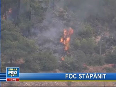 Incendiile din staţiunea turcă Antalya sunt sub control