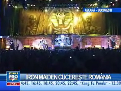 25.000 de oameni fascinaţi de Iron Maiden pe stadionul Cotroceni