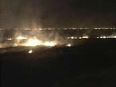 Foc pe Insula Mare a Brăilei!