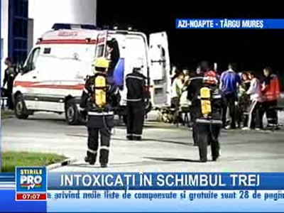 Panică la Târgu Mureş: 150 de muncitori în pericol de intoxicare!