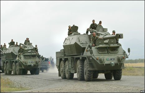 Georgia: forţele ruse încep să se retragă din Gori, lăsând locul poliţiei