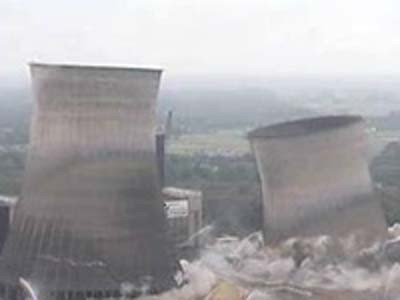 Explozie controlată spectaculoasă în vestul Germaniei