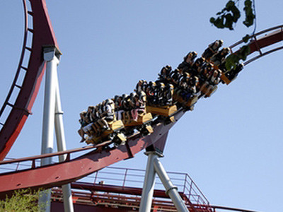 Spaima intr-un carusel din Luxemburg!