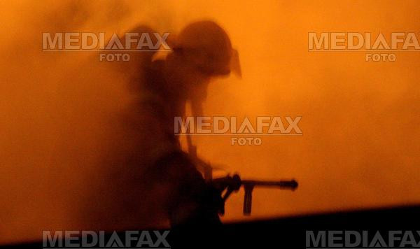 Timis: zeci de tone de fan, mistuite de flacari imense joi noapte