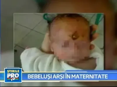 Revoltator! Patru bebelusi "dezinfectati" cu solutie de sters podelele