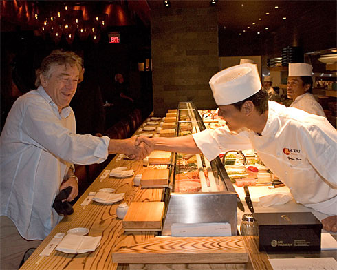 Robert De Niro seveste la restaurantul sau peste pe cale de disparitie