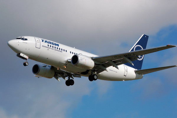 Alarma la bordul unei aeronave Tarom