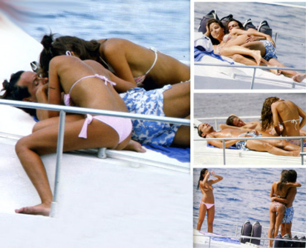 Simone Inzaghi, menage a trois pe un iaht