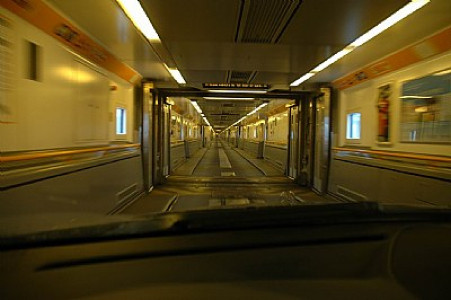 Haos provocat de incendiul din Eurotunel