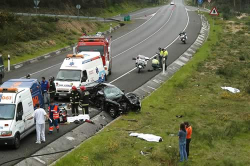 Neatentia a provocat din nou accidente in lant pe soselele Romaniei