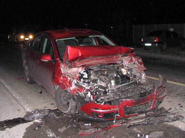 Accident violent in Capitala in fata stadionului Ghencea