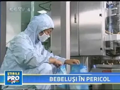 China: bebelusi in pericol dupa ce au consumat lapte contaminat