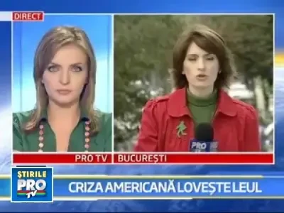 Criza economica din SUA se resimte si in Romania