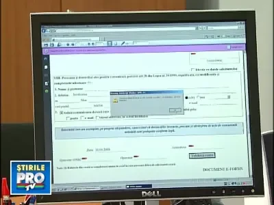 Firmele se pot inregistra online. Doar din tastatura!