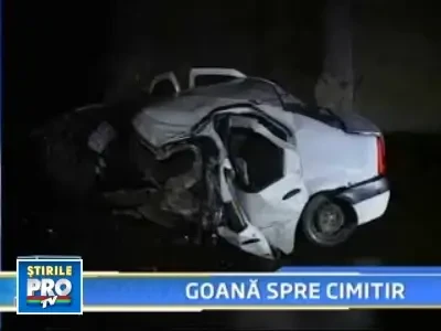 Carnagiu pe o sosea din Bacau! Cinci tineri si-au pierdut viata