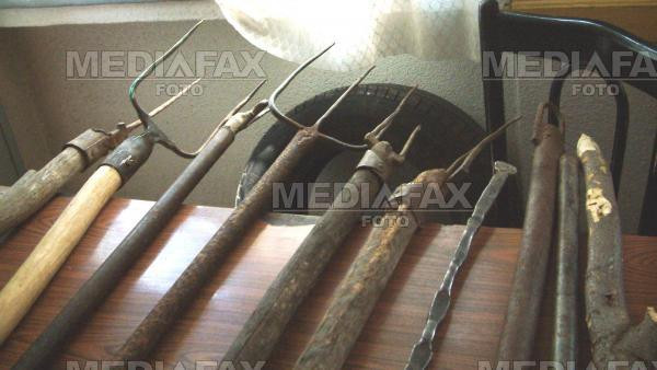 Tata si fiu, macelariti cu furci si sabii, intr-o comuna din judetul Iasi