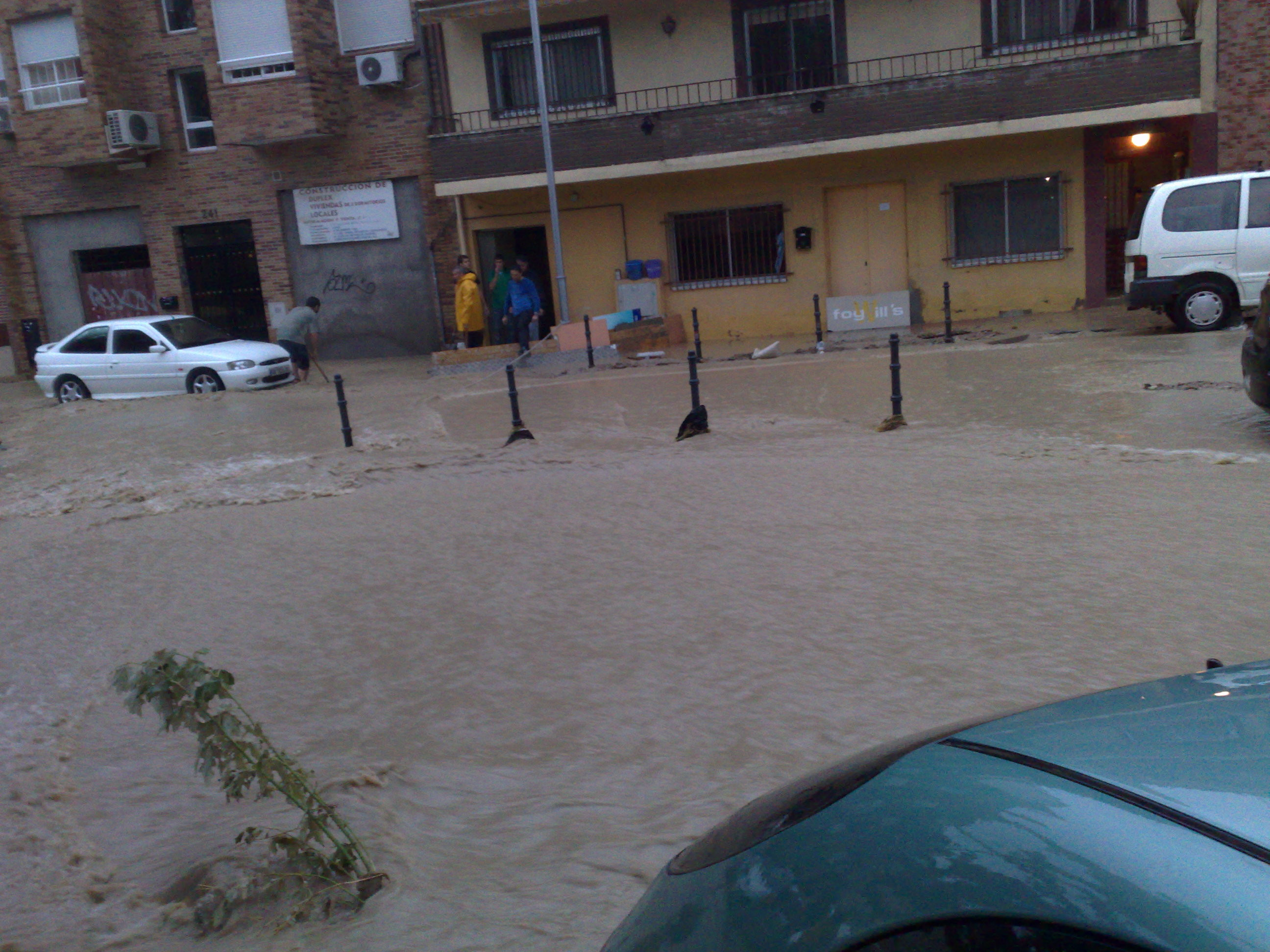 O rupere de nori a provocat dezastru la Madrid