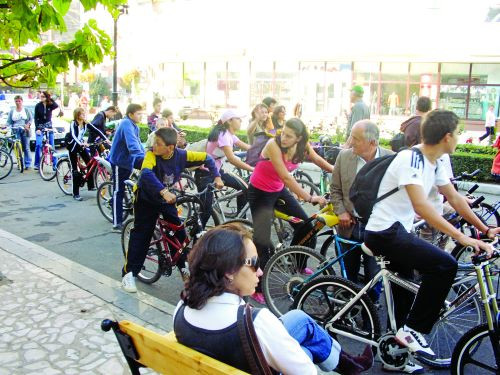 Mars al biciclistilor in Capitala