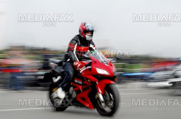 Motociclist prins de radar cu 114 k/h, in centrul Galatiului