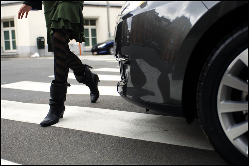 Accidentata pe trecerea de pietoni!