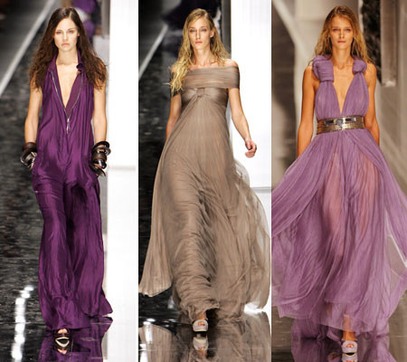 Rochiile vaporoase si culorile pastel, vedetele de la Milano