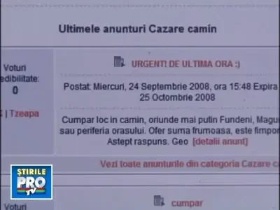 Bucuresti: 1500 de euro, spaga pentru o camerala camin!