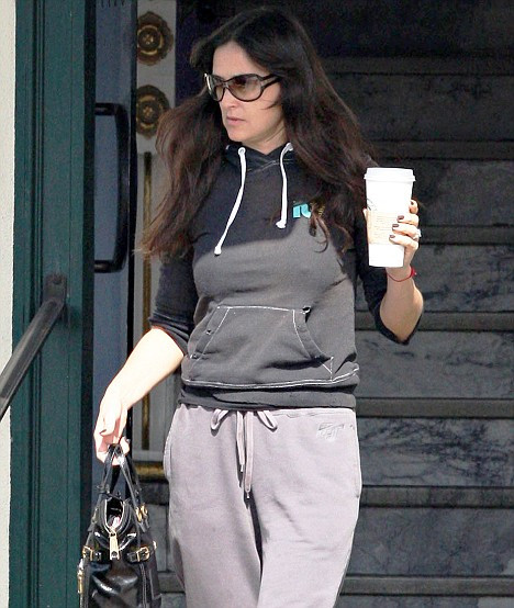 Demi Moore s-a ingrasat, dar nu se streseaza!