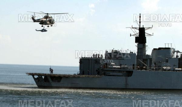 Incendiu pe o nava ancorata in Portul Constanta