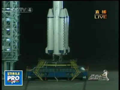 Lansare cu succes in China: al treilea echipaj chinez in spatiu
