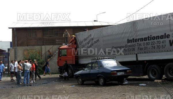 Limbajul soferilor de tir, decodificat de politistii din Alba