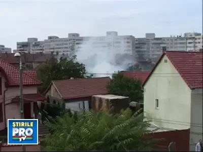 Incendiu la mai multe gospodarii din centrul Oradei