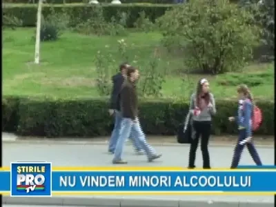 "Nu vindem minori alcoolului"