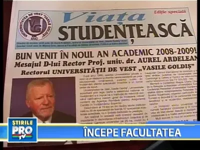 6.000 de studenti de la Vasile Goldis au inceput anul universitar