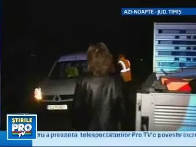 Capcana in mijlocul strazii la Timisoara