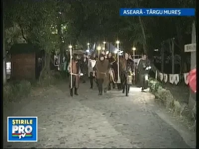 Festival medieval la Targu Mures, cu vrajitoare arse pe rug!