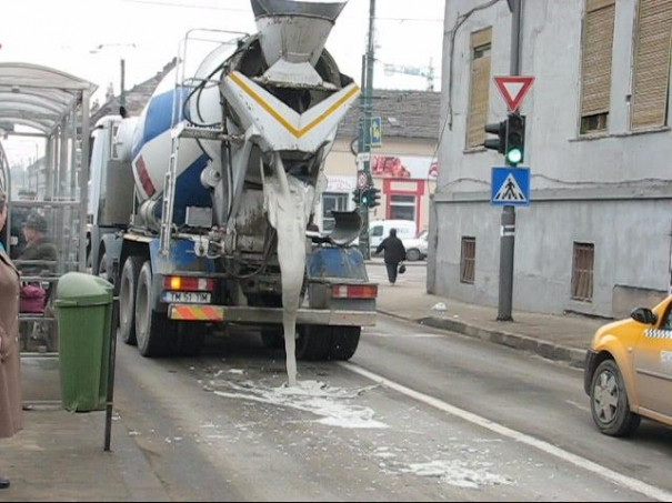 Peste 20% din betonul folosit in Romania a fost fabricat la negru