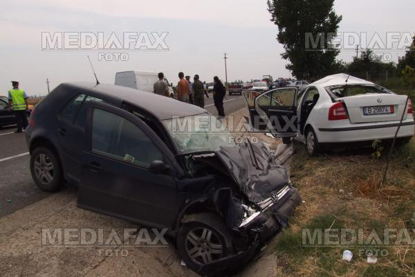 A ajuns la spital, dupa ce a trecut peste linia dubla continua