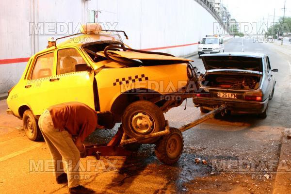 Accident in lant pe o strada din Targu Mures!