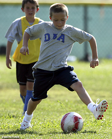 In casa Beckham se asculta Beatles!