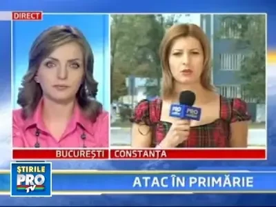 Constanta: un barbat inarmat a atacat o functionara chiar in Primarie!