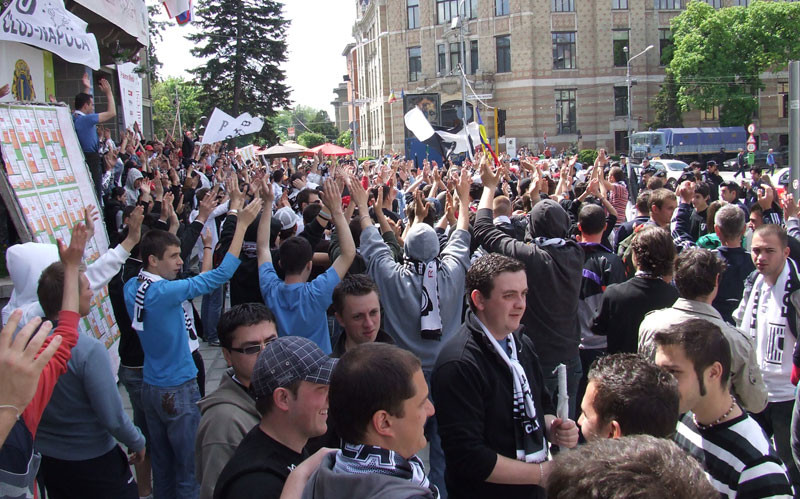 Agitatie mare la Cluj, inaintea partidei Universitatea-CFR