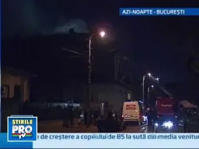 Incendiu devastator luni noapte in Capitala!