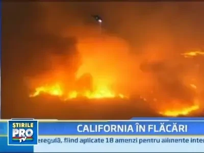 Iadul pe pamant: California cuprinsa de flacari!