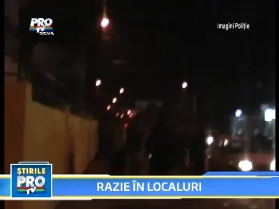Razie prin localurile din Petrila