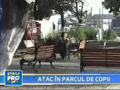 Scene teribile intr-un parc de joaca din Braila