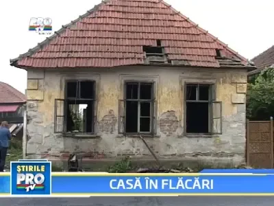 A ramas fara casa dupa ce a uitat o lumanare aprinsa