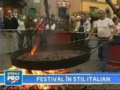 Poftiti la castane fierbinti! Avem si cavaleri si domnite!